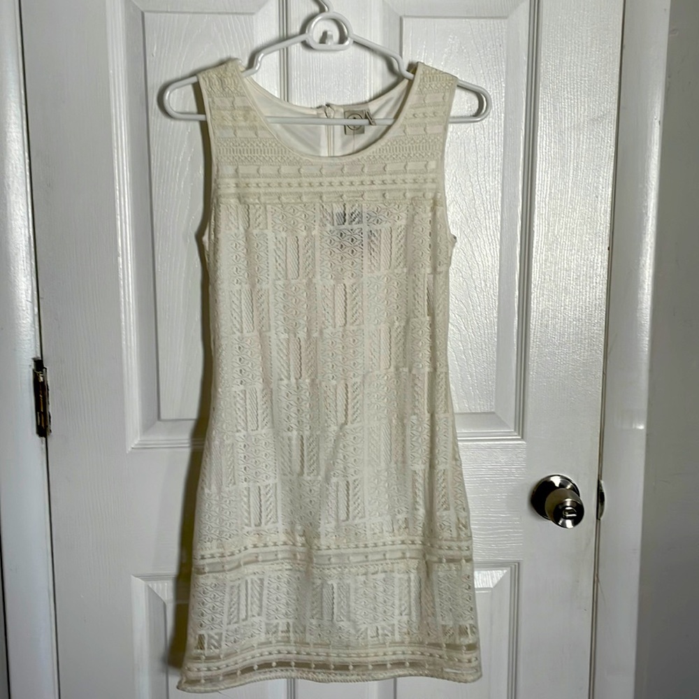 White size small Paper Crane dress, never worn new with tags